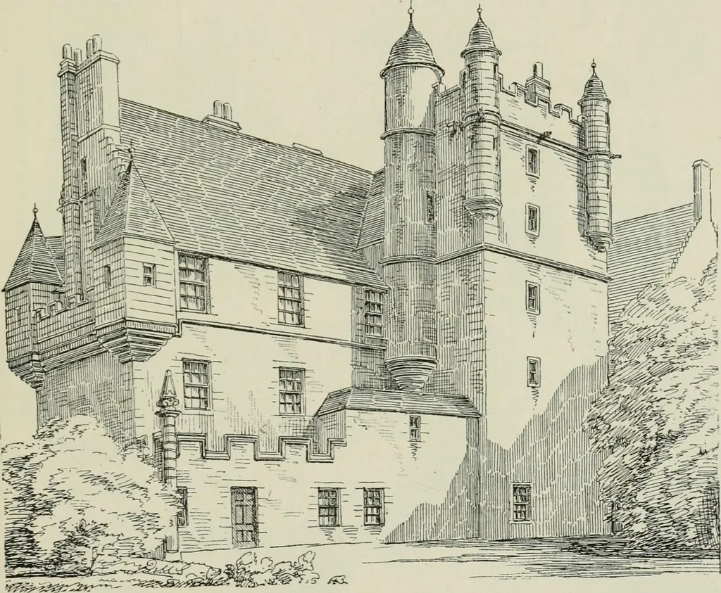 An illustration from The castellated and domestic architecture of Scotland, from the twelfth to the eighteenth century, 1887, leaf 410