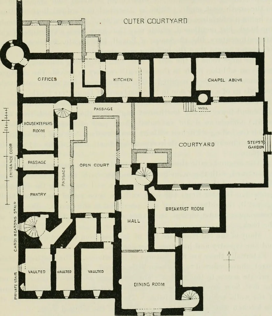 An illustration from The castellated and domestic architecture of Scotland, from the twelfth to the eighteenth century, 1887, leaf 422