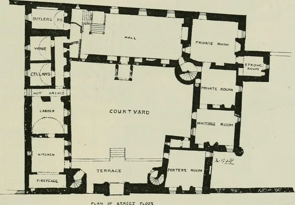 An illustration from The castellated and domestic architecture of Scotland, from the twelfth to the eighteenth century, 1887, leaf 432