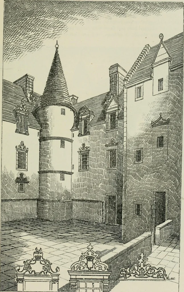 An illustration from The castellated and domestic architecture of Scotland, from the twelfth to the eighteenth century, 1887, leaf 434
