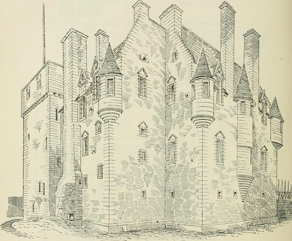 An illustration from The castellated and domestic architecture of Scotland, from the twelfth to the eighteenth century, 1887, leaf 443