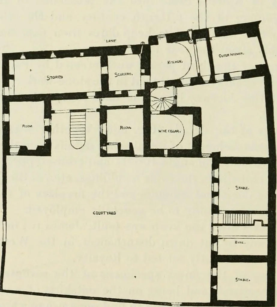 An illustration from The castellated and domestic architecture of Scotland, from the twelfth to the eighteenth century, 1887, leaf 447