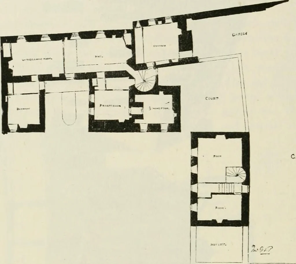 An illustration from The castellated and domestic architecture of Scotland, from the twelfth to the eighteenth century, 1887, leaf 449