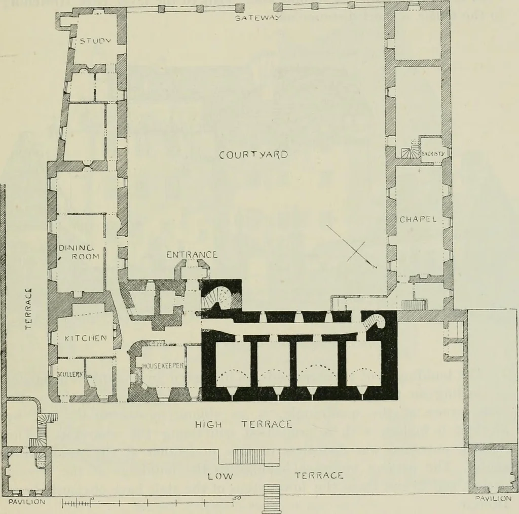 An illustration from The castellated and domestic architecture of Scotland, from the twelfth to the eighteenth century, 1887, leaf 456