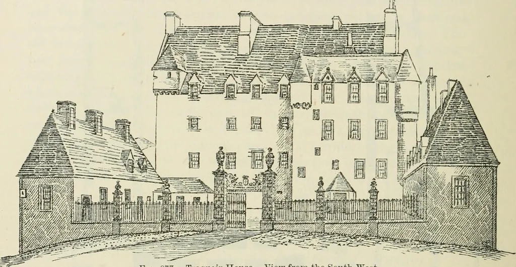 An illustration from The castellated and domestic architecture of Scotland, from the twelfth to the eighteenth century, 1887, leaf 457