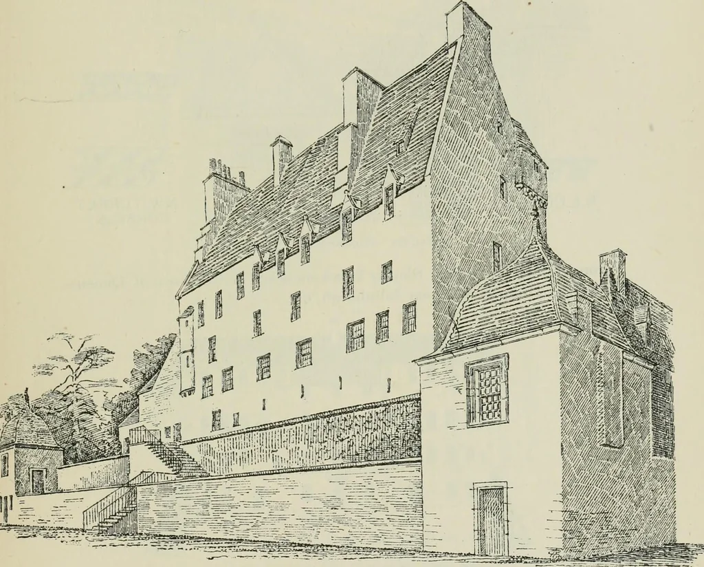 An illustration from The castellated and domestic architecture of Scotland, from the twelfth to the eighteenth century, 1887, leaf 458