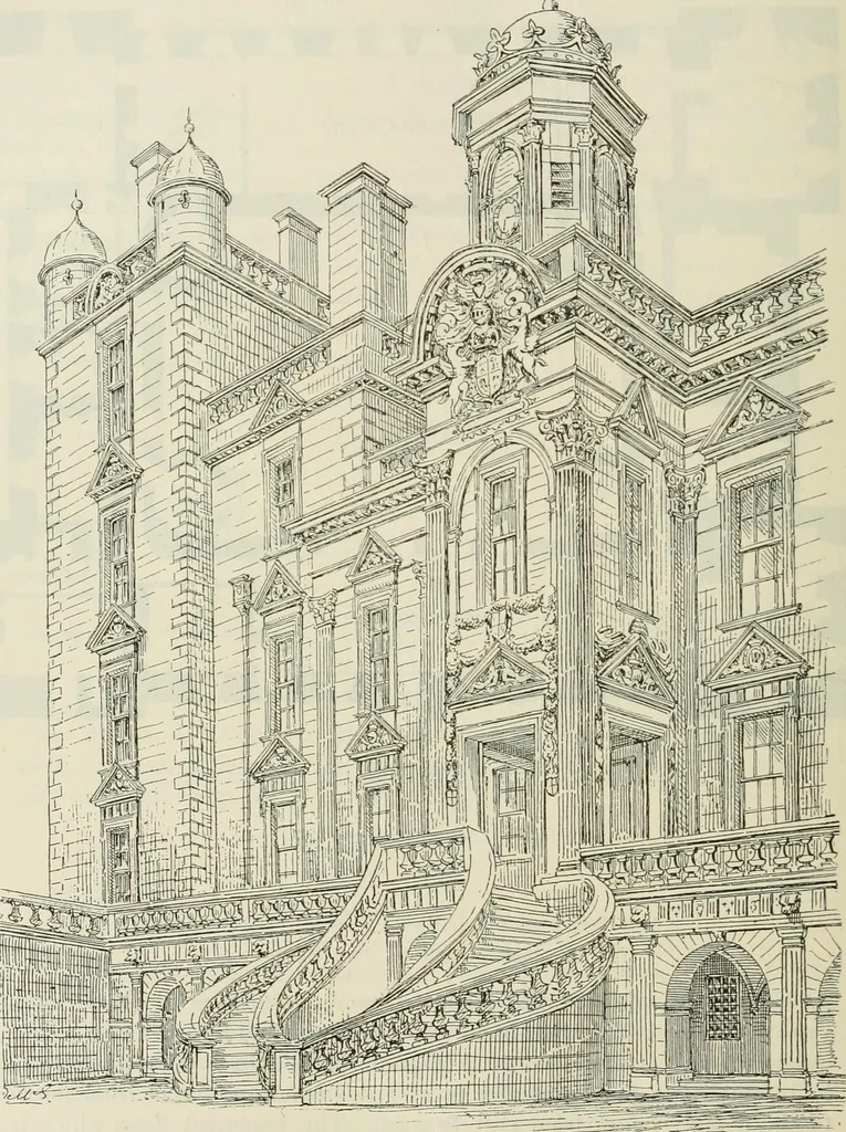An illustration from The castellated and domestic architecture of Scotland, from the twelfth to the eighteenth century, 1887, leaf 463