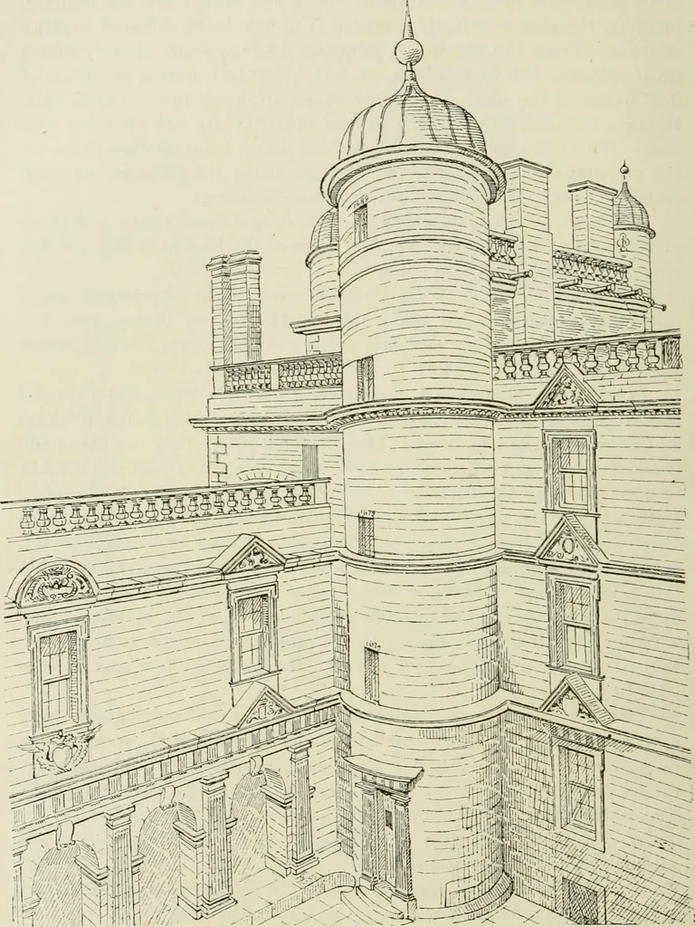 An illustration from The castellated and domestic architecture of Scotland, from the twelfth to the eighteenth century, 1887, leaf 465