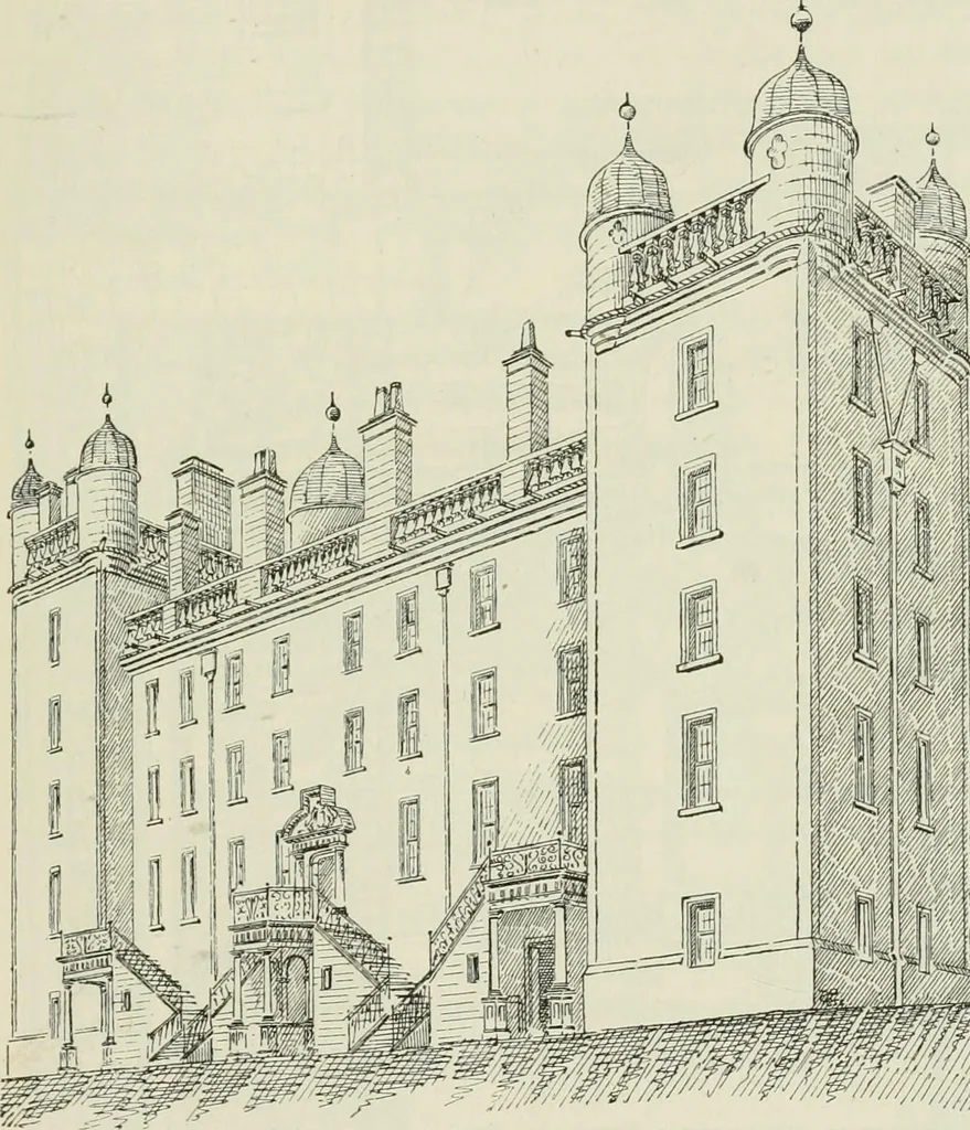 An illustration from The castellated and domestic architecture of Scotland, from the twelfth to the eighteenth century, 1887, leaf 466