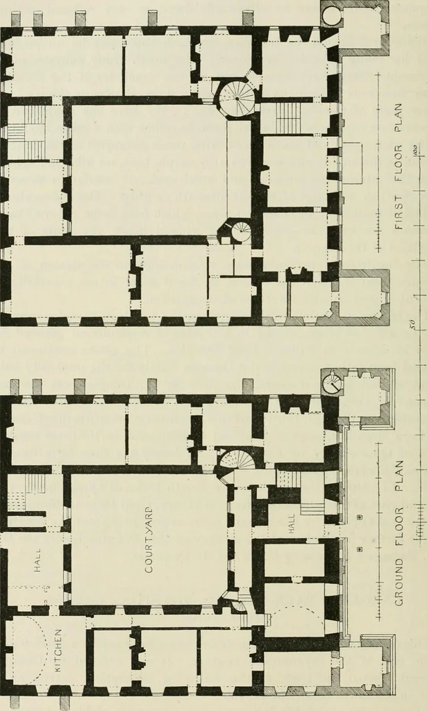An illustration from The castellated and domestic architecture of Scotland, from the twelfth to the eighteenth century, 1887, leaf 469