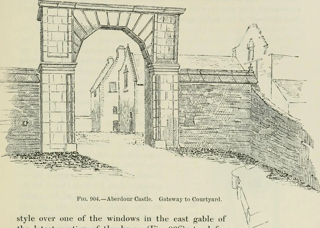 An illustration from The castellated and domestic architecture of Scotland, from the twelfth to the eighteenth century, 1887, leaf 490