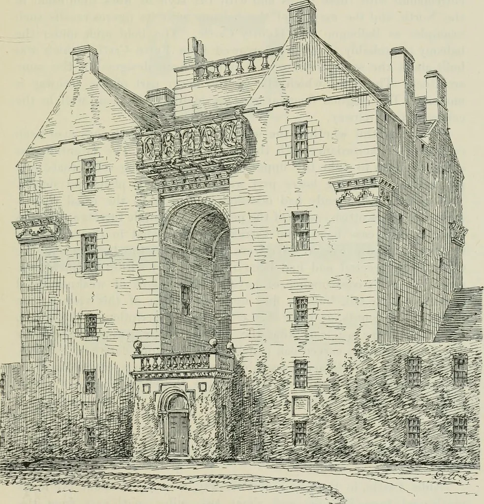 An illustration from The castellated and domestic architecture of Scotland, from the twelfth to the eighteenth century, 1887, leaf 498