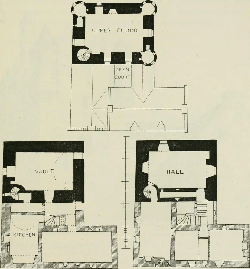 An illustration from The castellated and domestic architecture of Scotland, from the twelfth to the eighteenth century, 1887, leaf 500