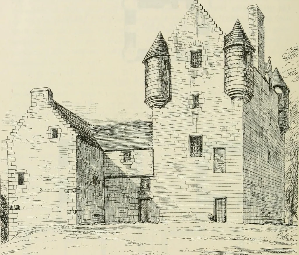 An illustration from The castellated and domestic architecture of Scotland, from the twelfth to the eighteenth century, 1887, leaf 501