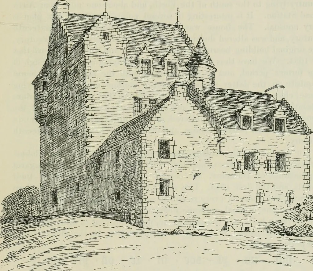 An illustration from The castellated and domestic architecture of Scotland, from the twelfth to the eighteenth century, 1887, leaf 504