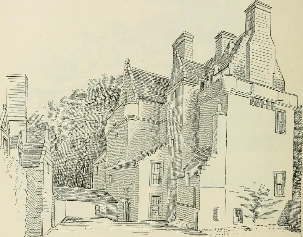 An illustration from The castellated and domestic architecture of Scotland, from the twelfth to the eighteenth century, 1887, leaf 509