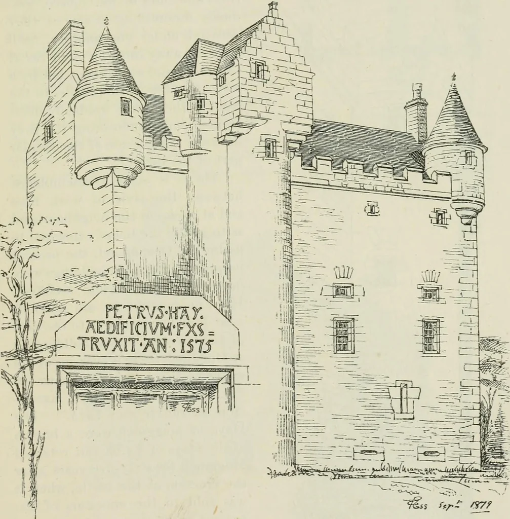 An illustration from The castellated and domestic architecture of Scotland, from the twelfth to the eighteenth century, 1887, leaf 514