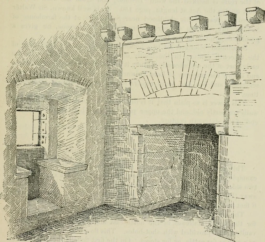 An illustration from The castellated and domestic architecture of Scotland, from the twelfth to the eighteenth century, 1887, leaf 52