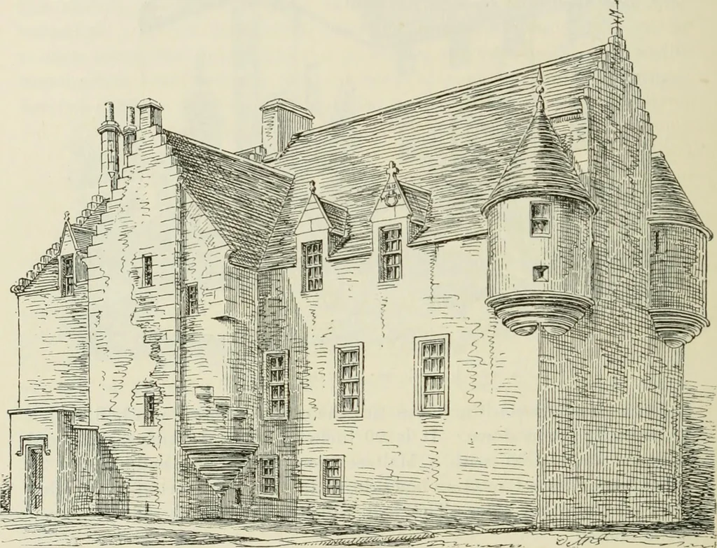 An illustration from The castellated and domestic architecture of Scotland, from the twelfth to the eighteenth century, 1887, leaf 525