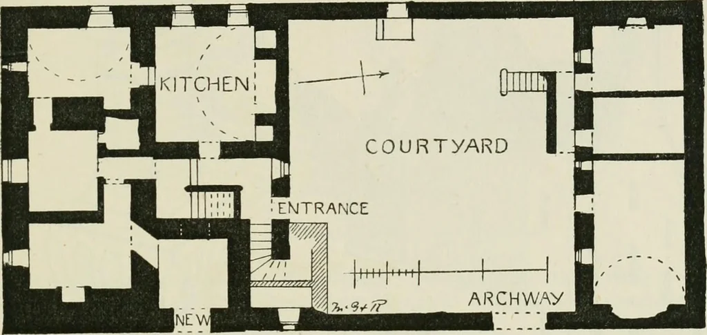 An illustration from The castellated and domestic architecture of Scotland, from the twelfth to the eighteenth century, 1887, leaf 528