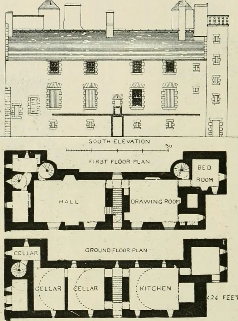 An illustration from The castellated and domestic architecture of Scotland, from the twelfth to the eighteenth century, 1887, leaf 533