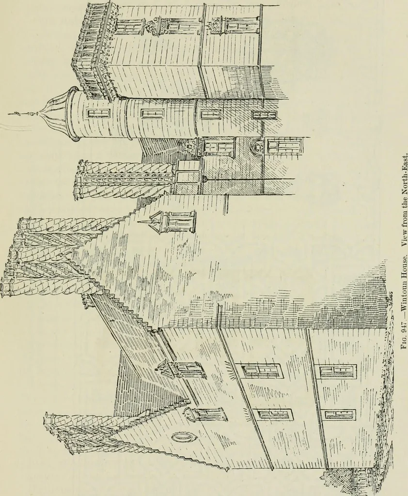 An illustration from The castellated and domestic architecture of Scotland, from the twelfth to the eighteenth century, 1887, leaf 536