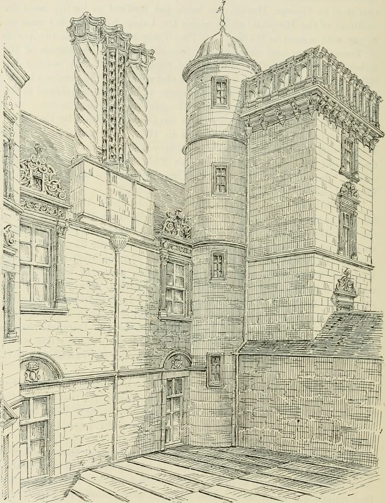 An illustration from The castellated and domestic architecture of Scotland, from the twelfth to the eighteenth century, 1887, leaf 541