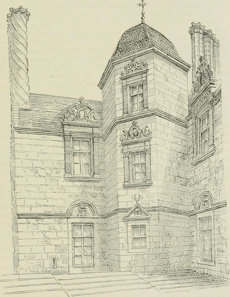 An illustration from The castellated and domestic architecture of Scotland, from the twelfth to the eighteenth century, 1887, leaf 542