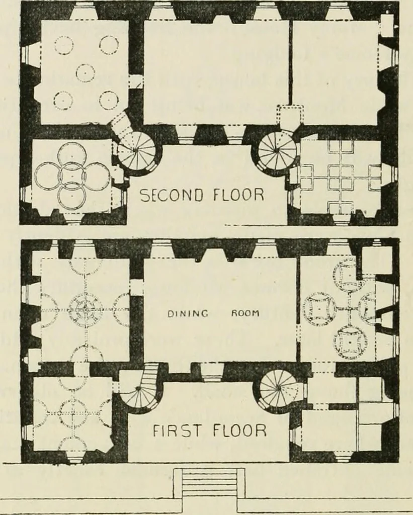 An illustration from The castellated and domestic architecture of Scotland, from the twelfth to the eighteenth century, 1887, leaf 553