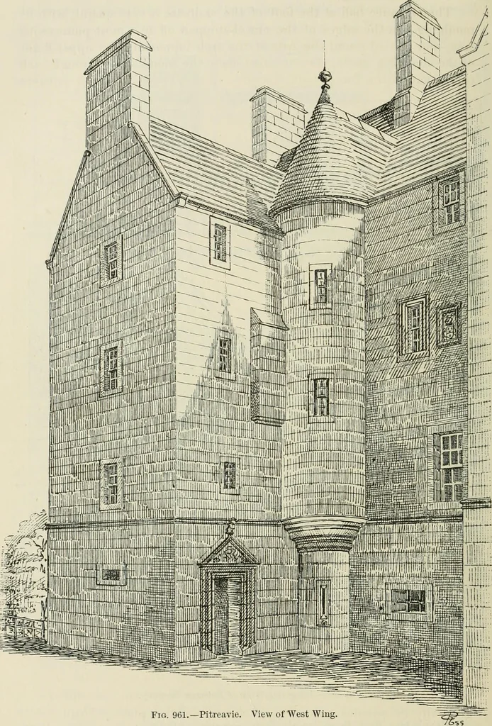 An illustration from The castellated and domestic architecture of Scotland, from the twelfth to the eighteenth century, 1887, leaf 555