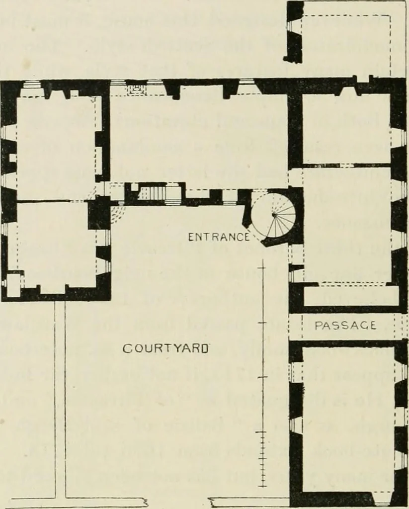 An illustration from The castellated and domestic architecture of Scotland, from the twelfth to the eighteenth century, 1887, leaf 561