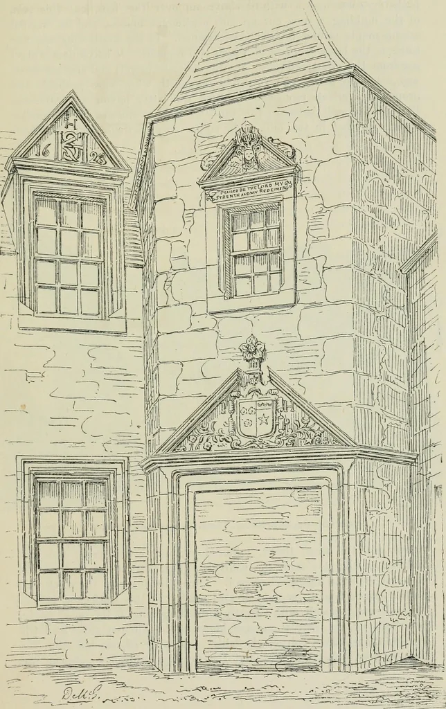 An illustration from The castellated and domestic architecture of Scotland, from the twelfth to the eighteenth century, 1887, leaf 562