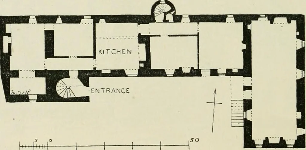 An illustration from The castellated and domestic architecture of Scotland, from the twelfth to the eighteenth century, 1887, leaf 565