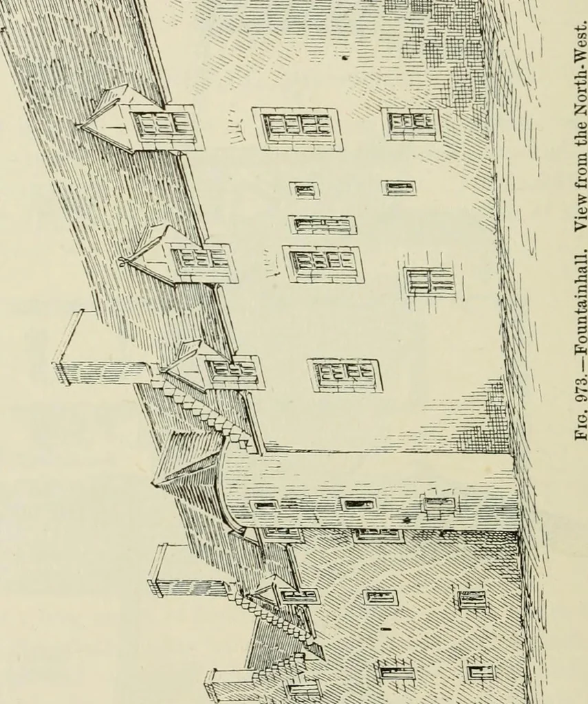 An illustration from The castellated and domestic architecture of Scotland, from the twelfth to the eighteenth century, 1887, leaf 567