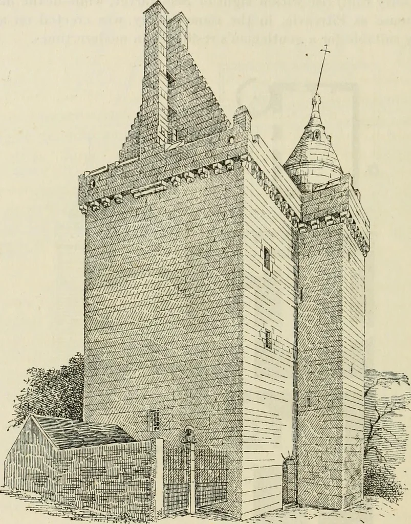 An illustration from The castellated and domestic architecture of Scotland, from the twelfth to the eighteenth century, 1887, leaf 57