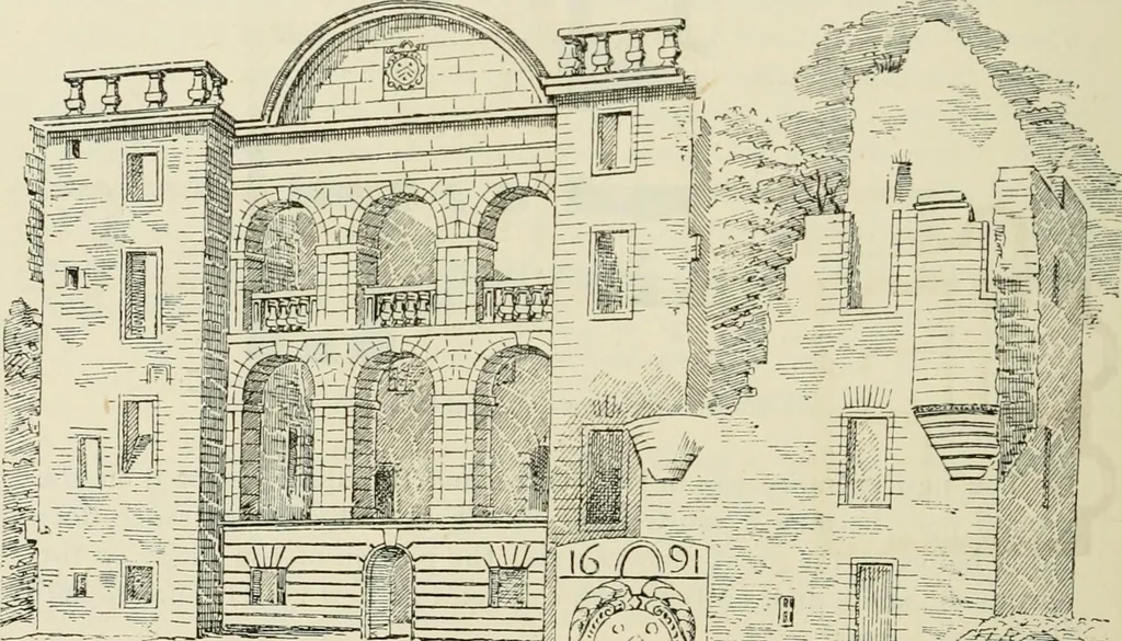 An illustration from The castellated and domestic architecture of Scotland, from the twelfth to the eighteenth century, 1887, leaf 571