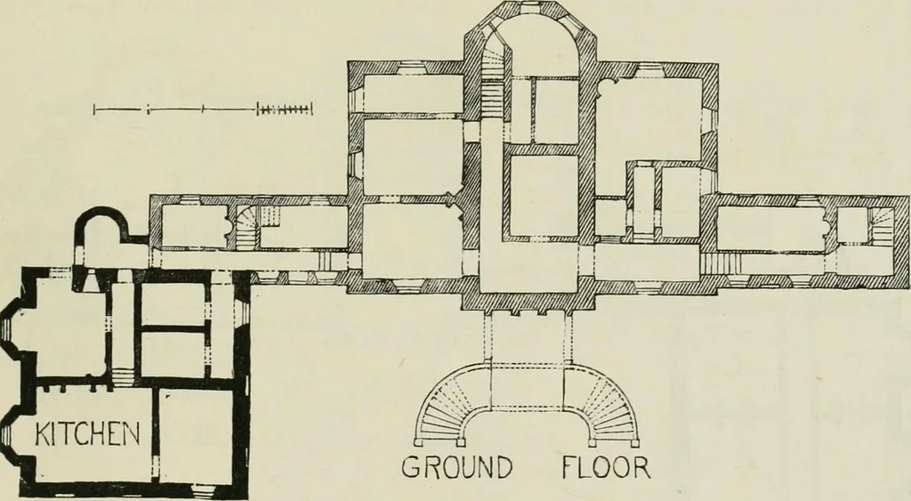 An illustration from The castellated and domestic architecture of Scotland, from the twelfth to the eighteenth century, 1887, leaf 572