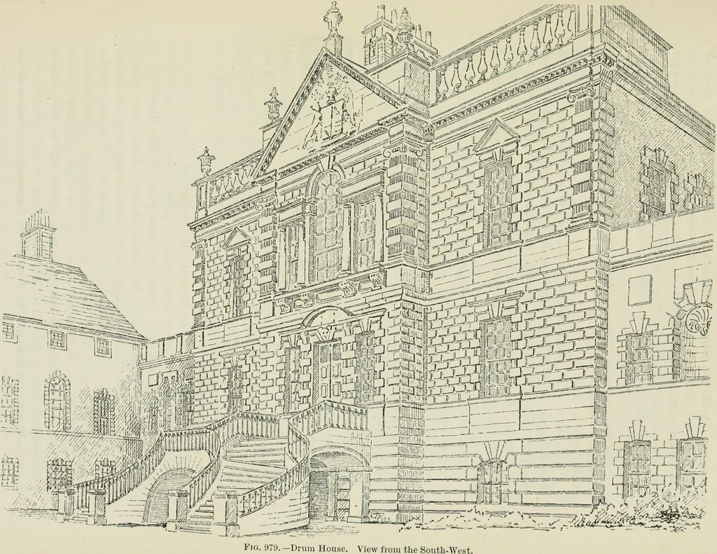 An illustration from The castellated and domestic architecture of Scotland, from the twelfth to the eighteenth century, 1887, leaf 574