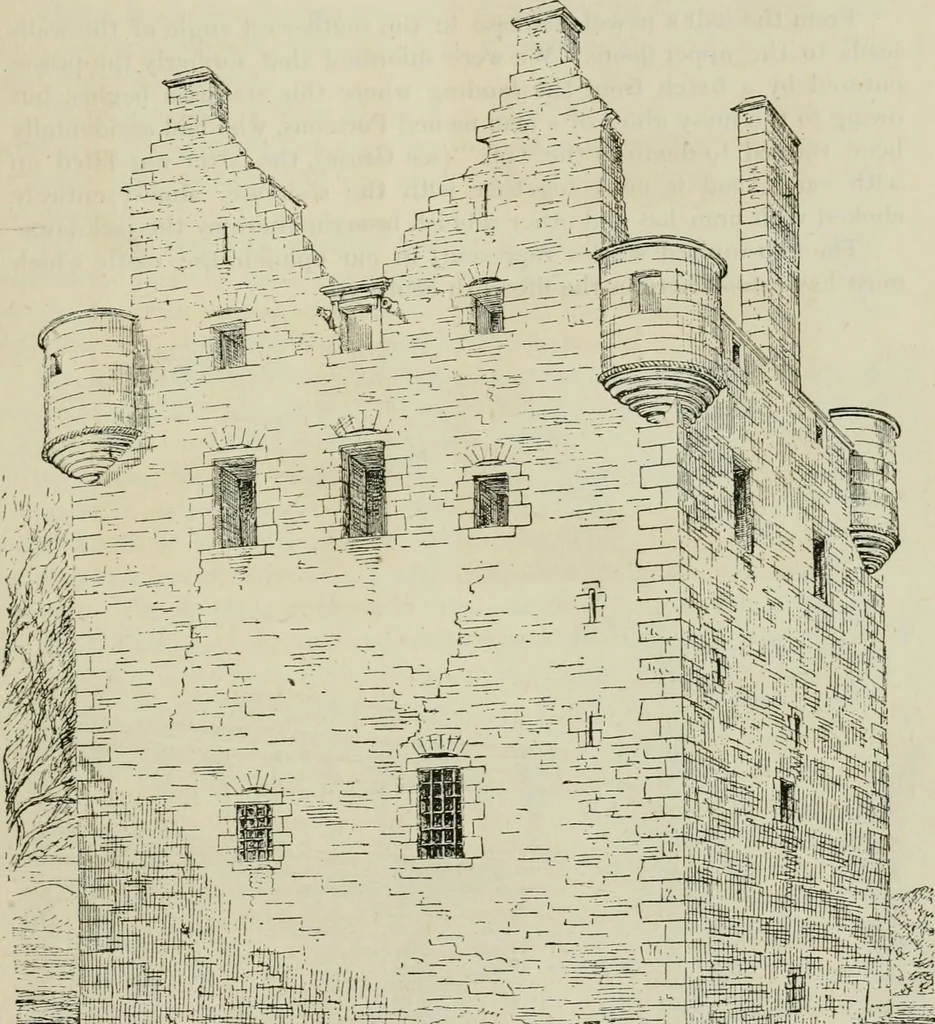 An illustration from The castellated and domestic architecture of Scotland, from the twelfth to the eighteenth century, 1887, leaf 62