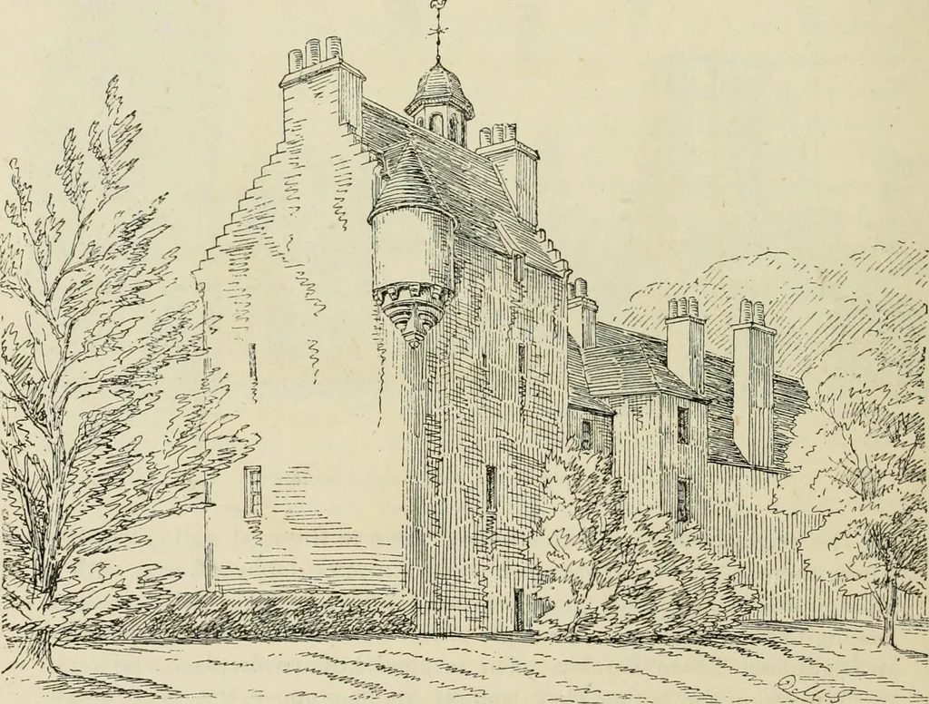 An illustration from The castellated and domestic architecture of Scotland, from the twelfth to the eighteenth century, 1887, leaf 69