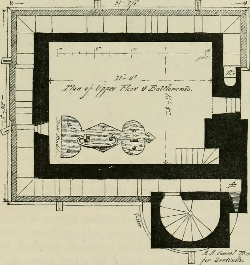 An illustration from The castellated and domestic architecture of Scotland, from the twelfth to the eighteenth century, 1887, leaf 70