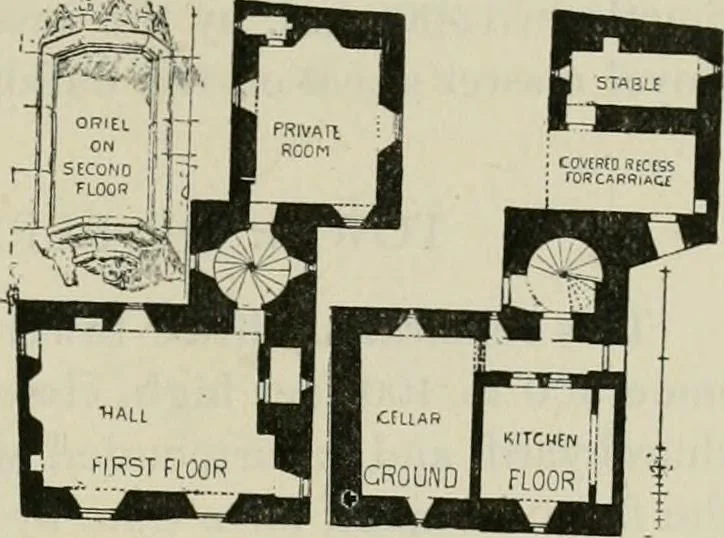 An illustration from The castellated and domestic architecture of Scotland, from the twelfth to the eighteenth century, 1887, leaf 74