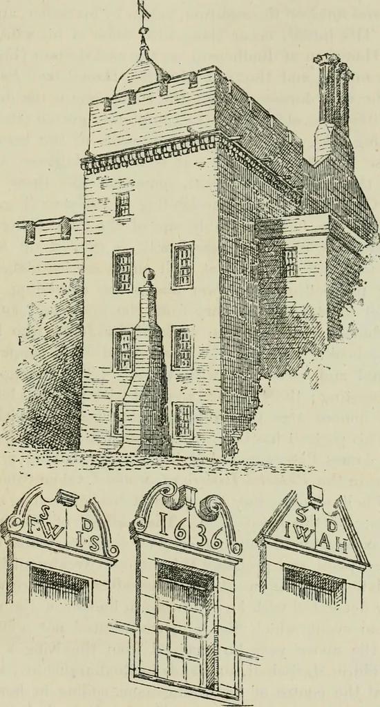 An illustration from The castellated and domestic architecture of Scotland, from the twelfth to the eighteenth century, 1887, leaf 78
