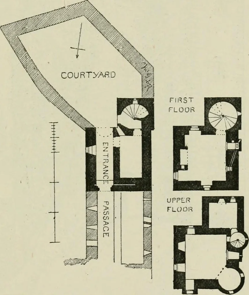 An illustration from The castellated and domestic architecture of Scotland, from the twelfth to the eighteenth century, 1887, leaf 86
