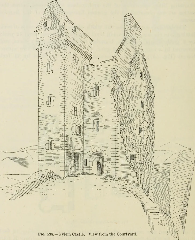 An illustration from The castellated and domestic architecture of Scotland, from the twelfth to the eighteenth century, 1887, leaf 87