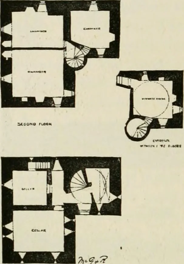 An illustration from The castellated and domestic architecture of Scotland, from the twelfth to the eighteenth century, 1887, leaf 91