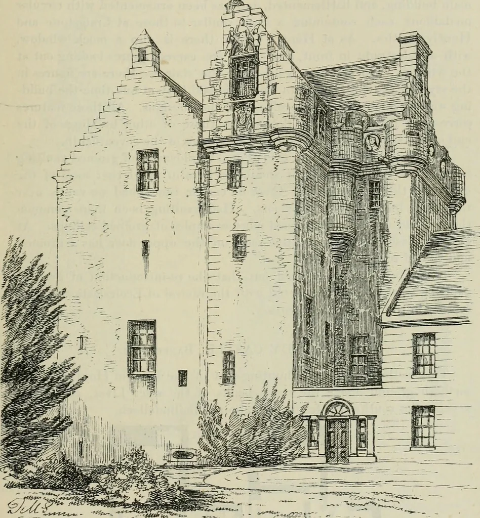 An illustration from The castellated and domestic architecture of Scotland, from the twelfth to the eighteenth century, 1887, leaf 96