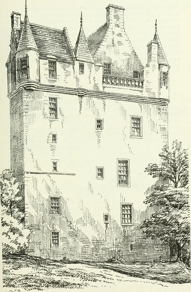 An illustration from The castellated and domestic architecture of Scotland, from the twelfth to the eighteenth century, 1887, leaf 156