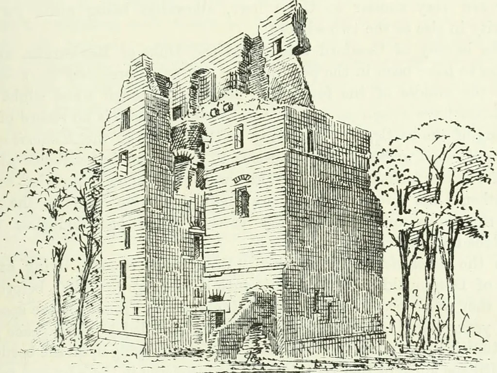 An illustration from The castellated and domestic architecture of Scotland, from the twelfth to the eighteenth century, 1887, leaf 164