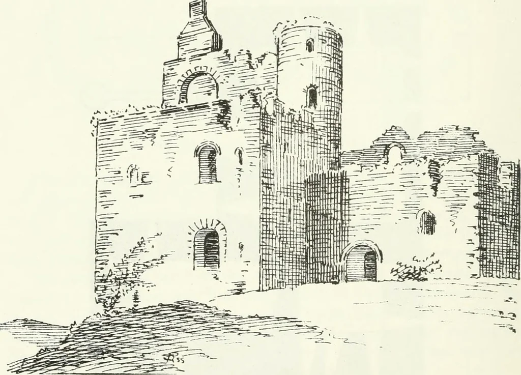 An illustration from The castellated and domestic architecture of Scotland, from the twelfth to the eighteenth century, 1887, leaf 173